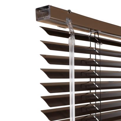 Solano aluminium jaloezie 25 mm | Lamelkleur: Brons metallic 7023