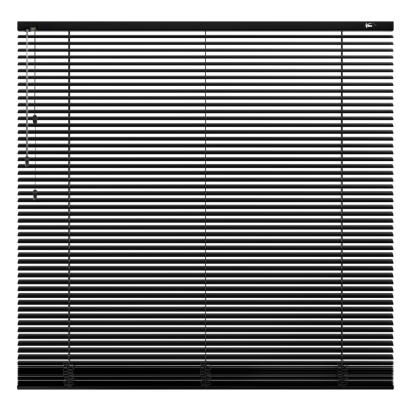 Aluminium jaloezie 25 mm