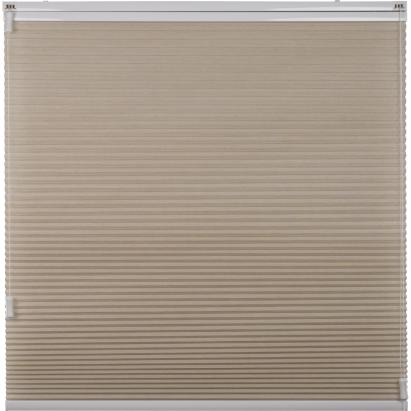 Solano duo plisségordijn | Steenbeige linnenlook 4014