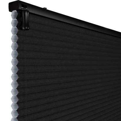Solano duo plissegordijn | Zwart 4006