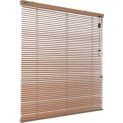 Verano aluminium jaloezie 16mm | Lamelkleur: 10.2471 Perzik zijdeglans | Bediening: tuimelstang/koordsysteem