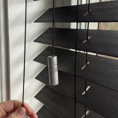 Verano® houten jaloezie 50 mm | Lamelkleur: (Bamboe) Brown 30.1101