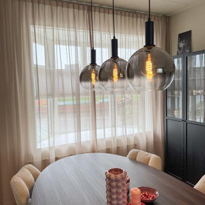 A House Of Happiness Gordijnen | Stofkleur: Maran 22 Zand | Gordijntype: Geplooid