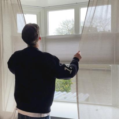 A House Of Happiness Gordijnen | Stofkleur: Maran 22 Zand | Gordijntype: Geplooid