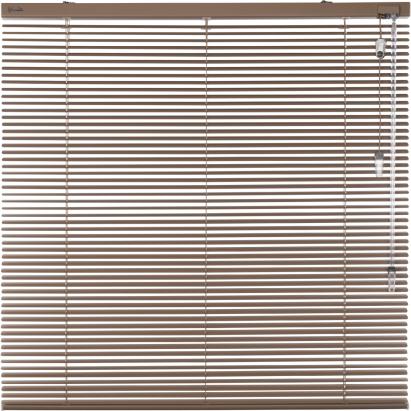 Verano aluminium jaloezie 16mm | Lamelkleur: 10.2456 Karamel zijdeglans | Bediening: tuimelstang/koordsysteem