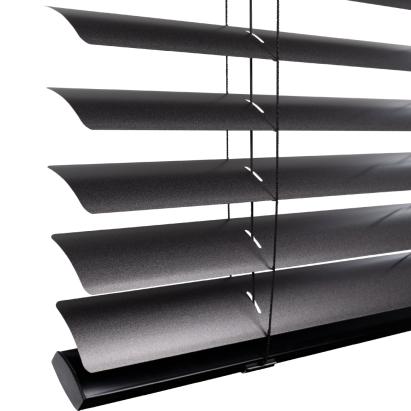 Verano aluminium jaloezie 70mm | Lamelkleur: 10.2372 Basaltgrijs glitter