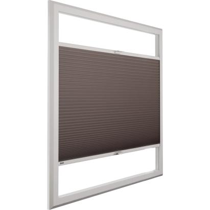 Verano SmartFit Pro Duo plisségordijn | Stof: 72.0409 | Profielkleur: wit structuurlak | Kunststof handgreep | Top Down Bottom Up