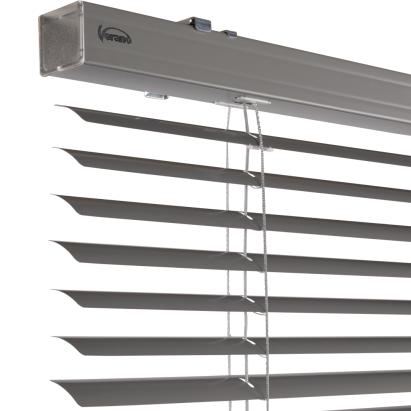 Verano® aluminium jaloezie 35 mm | Kleur: Kleigrijs zijdeglans 10.2331 | Koord/koordsysteem