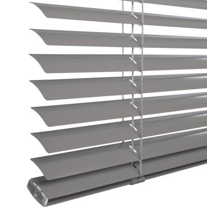 Verano® aluminium jaloezie 35 mm | Kleur: Kleigrijs zijdeglans 10.2331 | Koord/koordsysteem