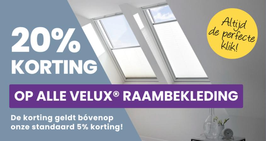 20% korting op VELUX®