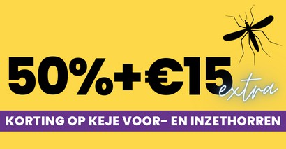 €15 korting op KeJe voor- en inzethor